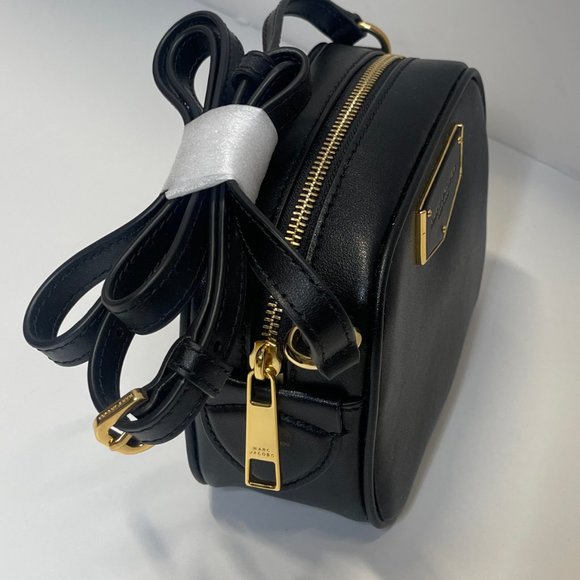 (new+tag) Marc Jacobs women leather crossbody black - Picture 6 of 14